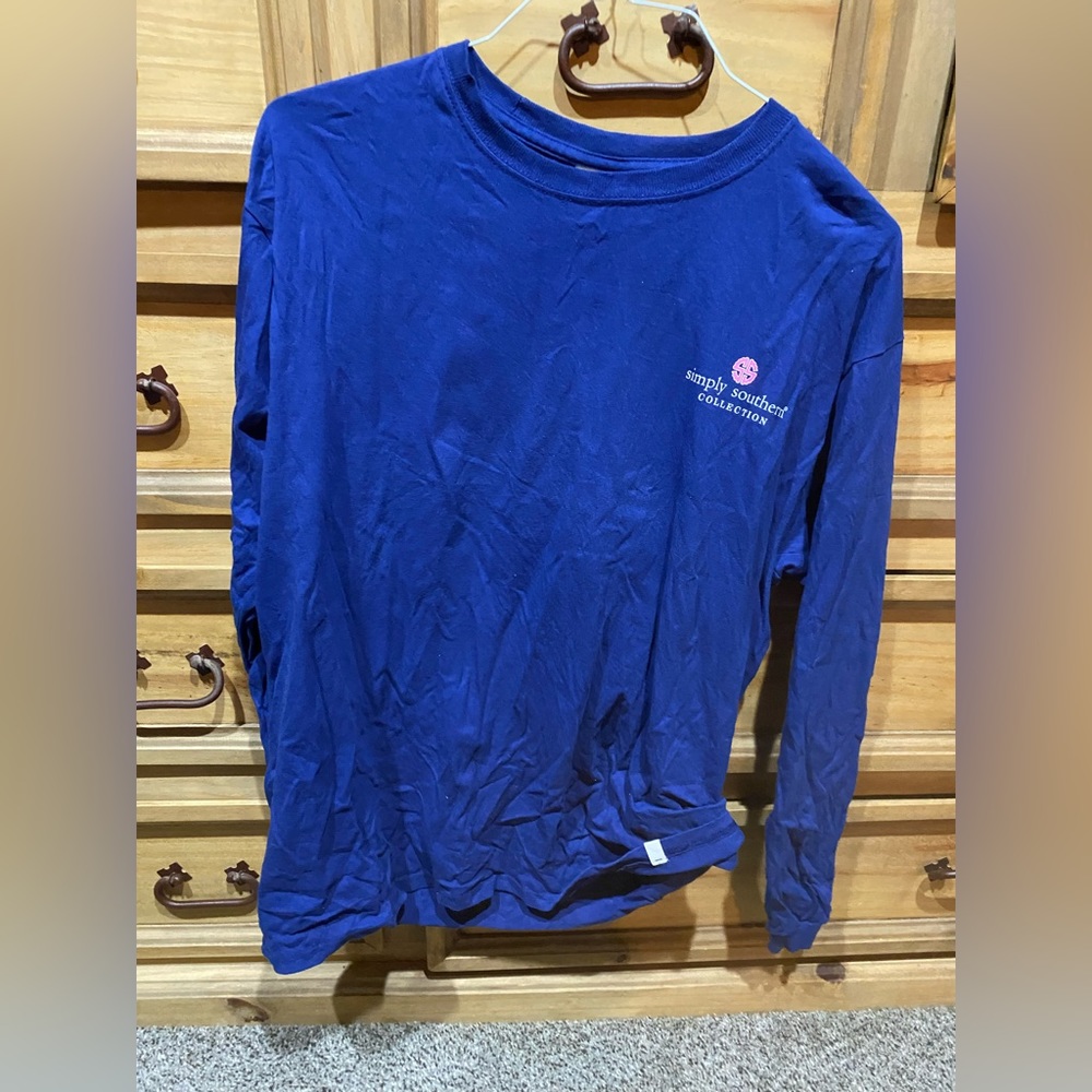 Simply southern adventure awaits T-shirt.  navy blue. Women’s L.